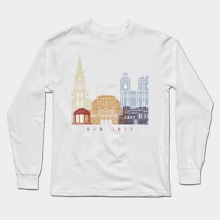 San Jose skyline poster Long Sleeve T-Shirt